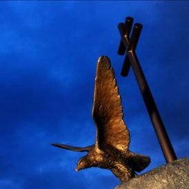 Magyar Nemzeti Gárda nyilvánosan avatott a Turul szobornál