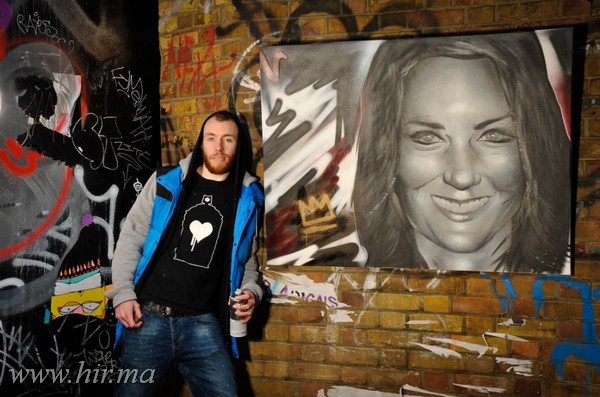 Kate 'Graffiti' Portrait by David Speed