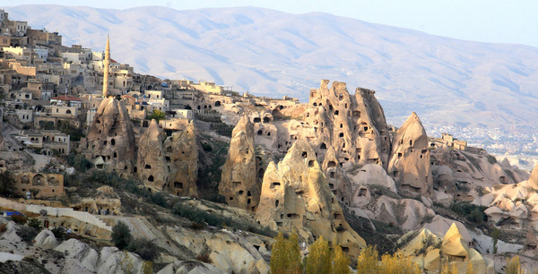 Fairy kémény házak. Cappadocia. Törökország.