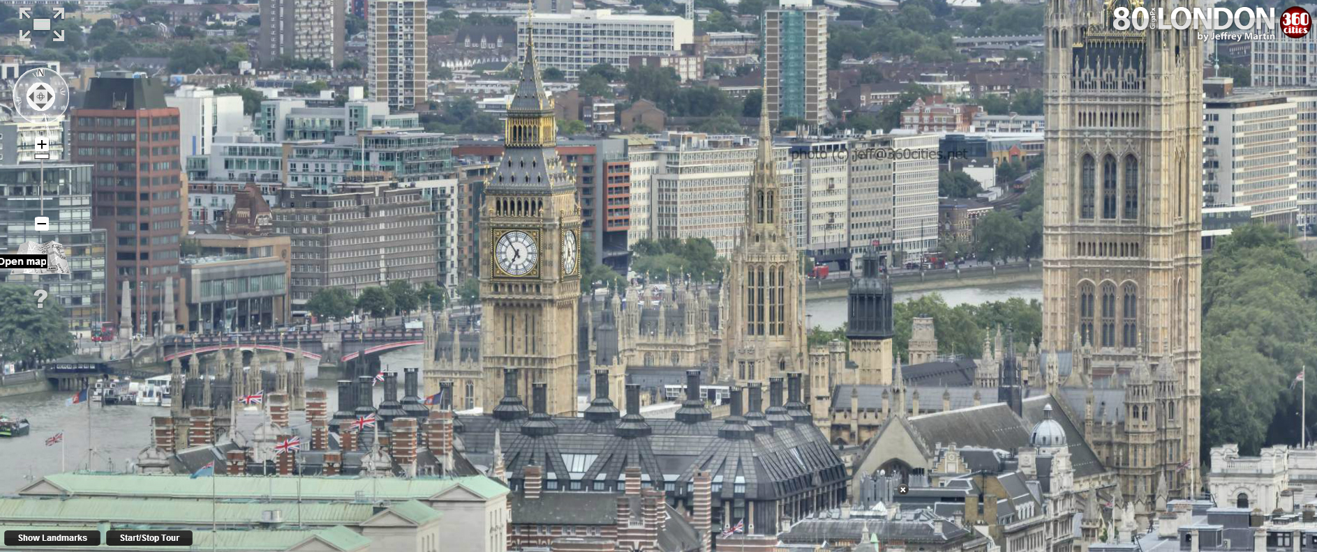 320 GigaPixeles fotó Londonról