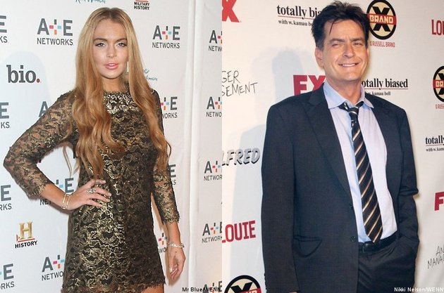 Lindsay Lohan a sztárvendég Charlie Sheen legújabb sorozatában