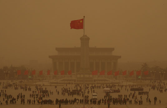 Veszélyessé vált a levegő Pekingben