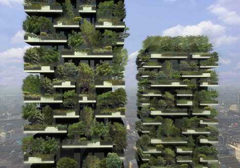 Milánó két vertikális erdője