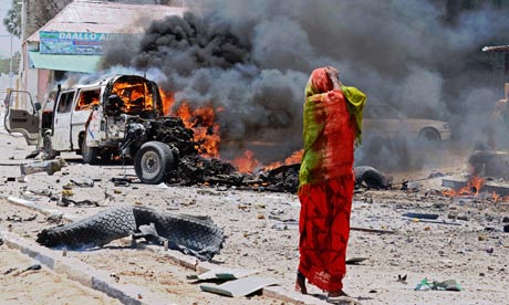 Bomba robbant Szomáliában