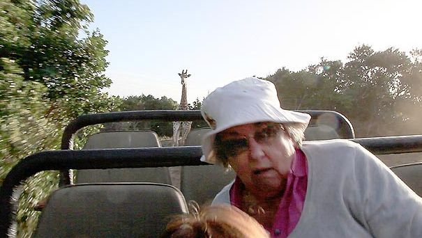 Hormonbajos zsiráf turistákat üldözött