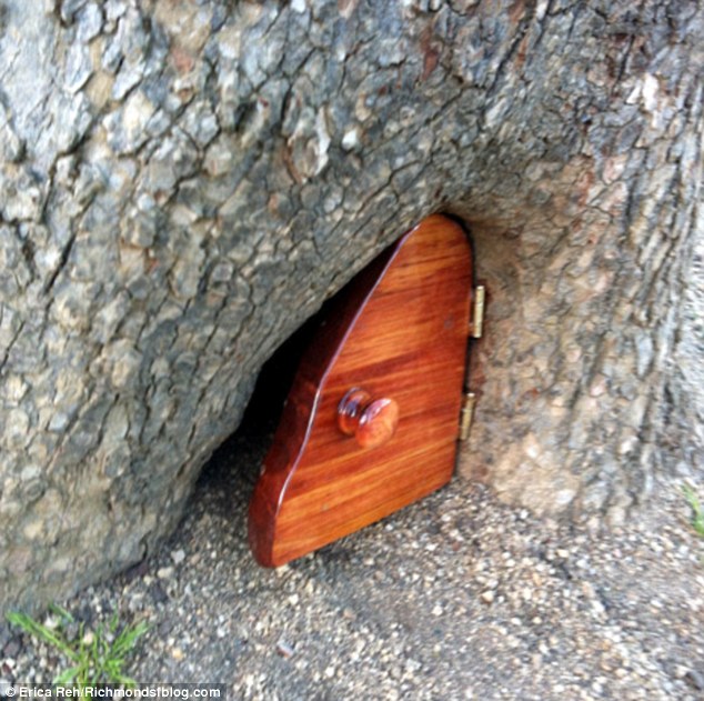 Titkos ajtó van a fa tövében
