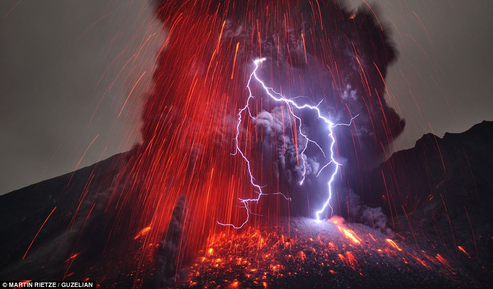 Elképesztő vulkános felvételek
