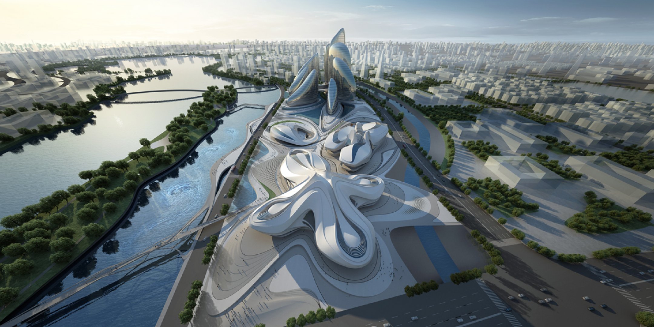 Futurisztikus művészeti és kulturális központ épül Kínában