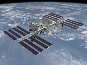 A Nemzetközi Űrállomás,eredetileg International Space Station (ISS).