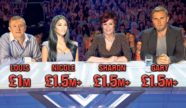 Xtrém drága lehet a négy mentor az ITV-nek (c) The Sun