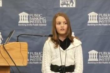 Egy 12 éves kislány a bankok ellen harcol - (nézd meg ezt a videót - megéri!)