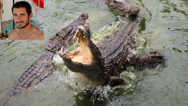 Megmenekült egy krokodil állkapcsai közül
