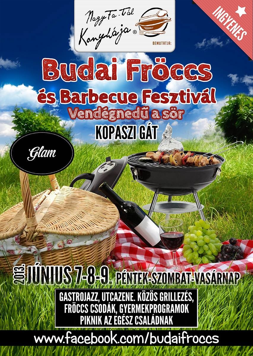 Fröccs- és barbecue fesztivál a Kopaszi-gáton