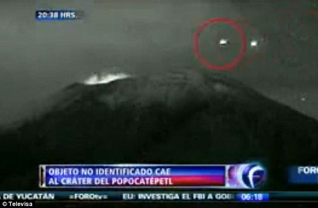 Videó! UFO szállt a mexikói vulkán felett?