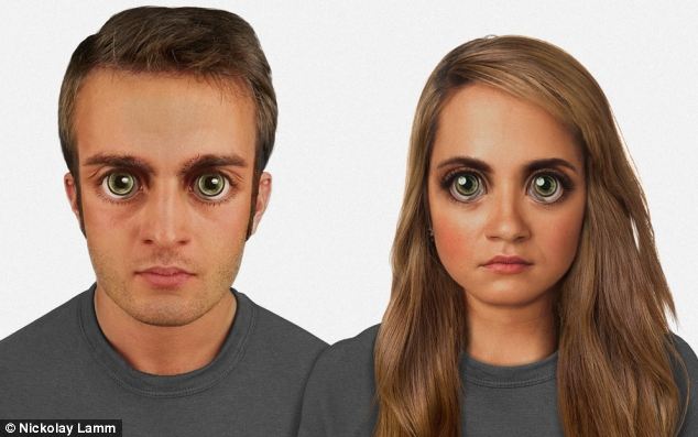 Így nézhet ki az emberek arca 100 ezer év múlva! 
