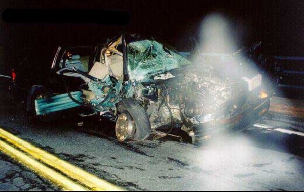 car crash ghost pictures