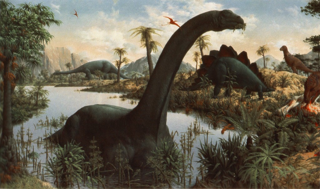 Zallinger1947-mural-brontosaurus