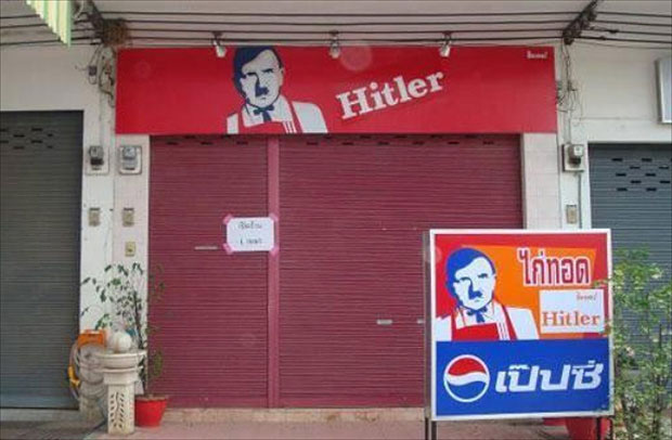 Hitler nevű gyorsétterem nyílt Bangkokban 