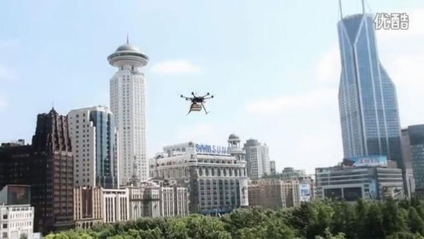 Chinese-bakery’s-drones-to