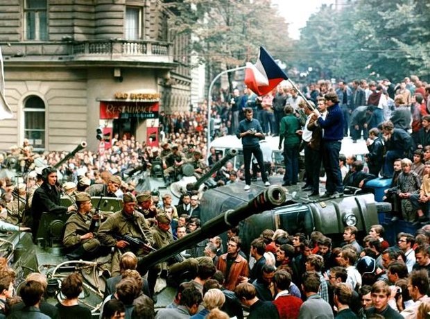 A csehszlovákiai bevonulás évfordulója