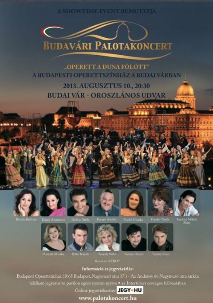 Budavári Palotakoncert - Osvárt Andrea vezeti a gálát
