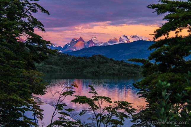 Cuernos del Paine reflecting on Lake Toro