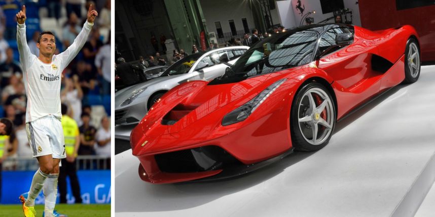 Cristiano Ronaldo 400 milliós új Ferrarit vásárolt