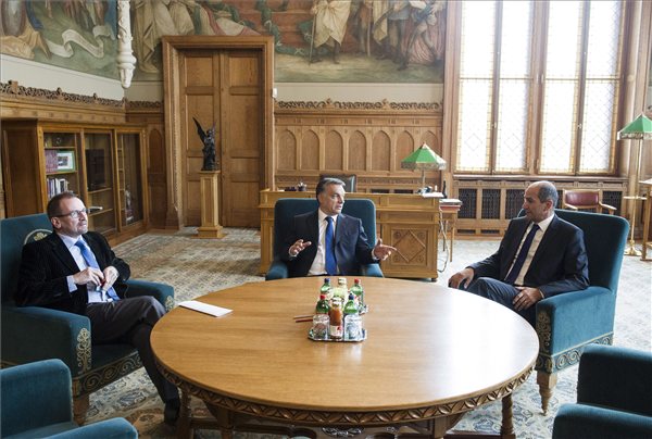 Orbán Viktor fogadta Janez Jansa volt szlovén miniszterelnököt