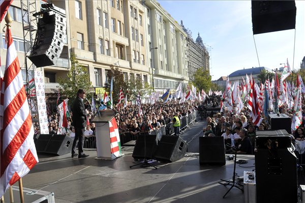 Október 23. - A Jobbik rendezvénye