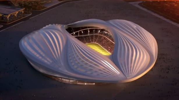 Nagyjából ilyen lesz az al-Wakrah stadion (Fotó: rawstory.com)