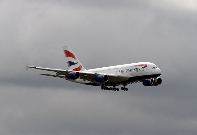 THE BA  A380 TO ARRIVES AT HEATHROW TODAY PICTURE JEREMY SELWYN 04/07/2013