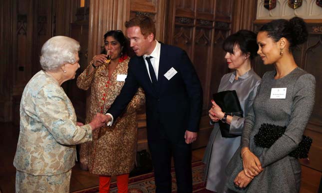 Queen Elizabeth II And The Duke Of Edinburgh Hold A Reception For The British Film Industry