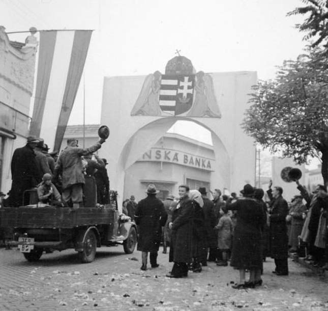 1938-as bevonulás a Bécsi Döntés értelmében