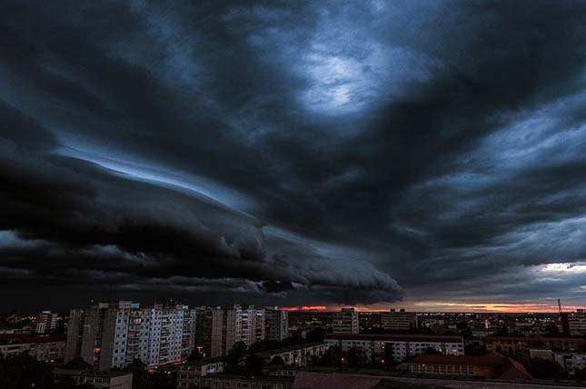 Romániai közelgő vihar