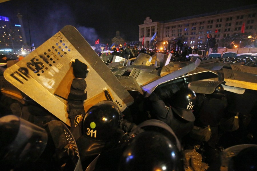 Ukrajnai tüntetések - A tüntetők 