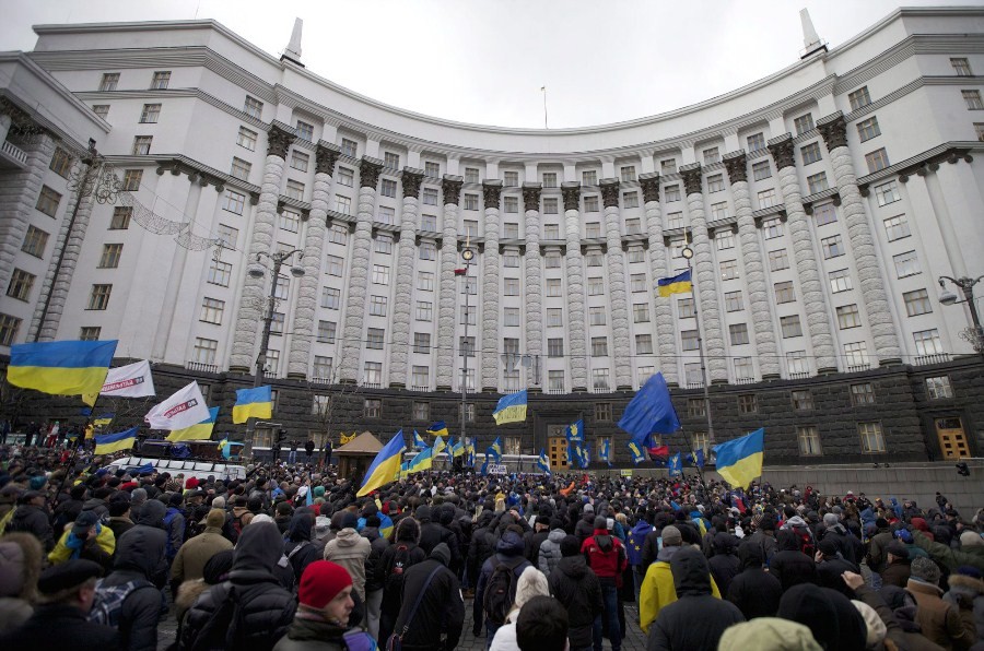 Ukrajnai tüntetések - Ismét megtelt demonstrálókkal Kijev központja