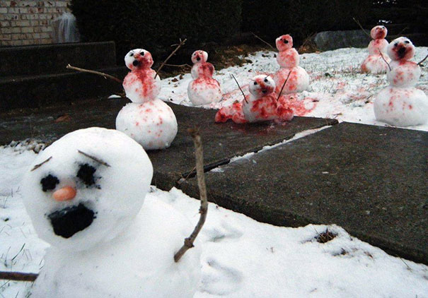 Kreatív és vicces hóemberek