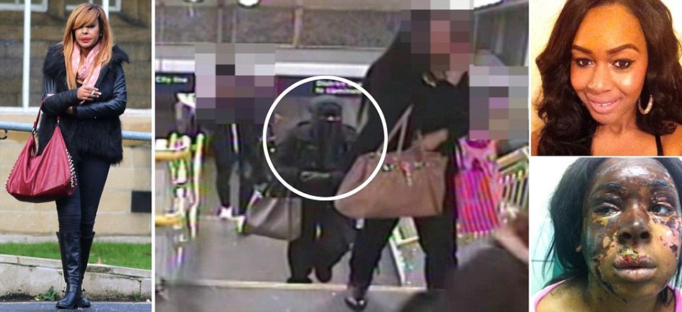 Térfigyelő kamerás felvétel került elő, ahogy a savval arcul öntött Victoria’s Secret eladólányt követi támadója – fotók és videó