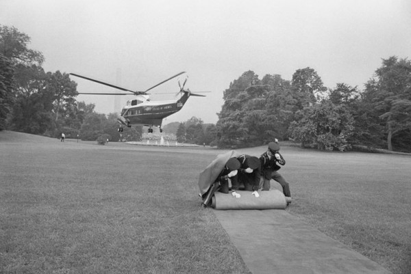 The Watergate Scandal, President Nixon leaves White House