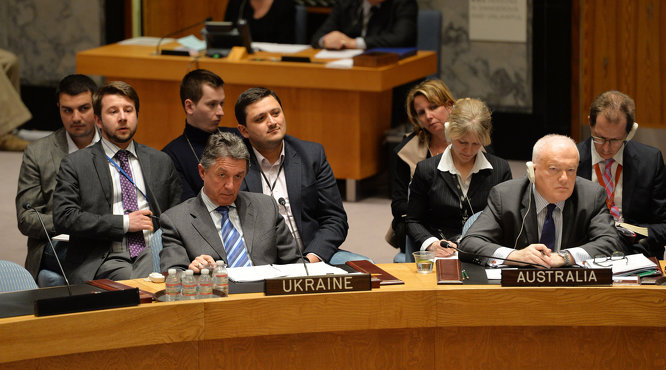 Ukrán válság - Ukrán ENSZ-nagykövet: Kijev külső segítséget kérhet
