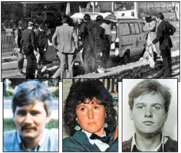 Három legyilkolt IRA tag