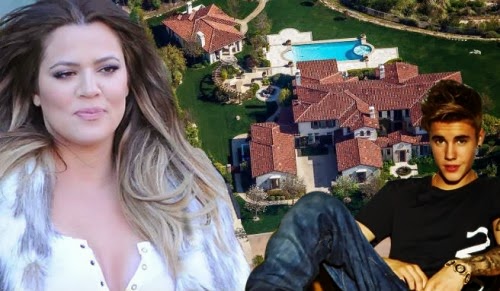 Khloe Kardashian vette meg Justin Bieber házát