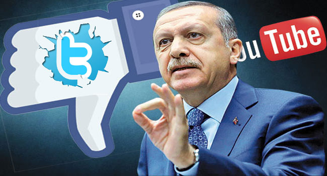 Erdogan beszéde a Twitter betiltása után