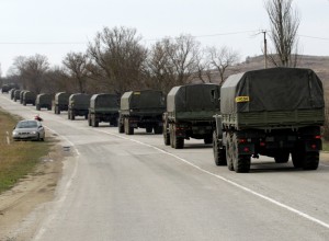 Ukrajina Krym jednotky ruské pohyb