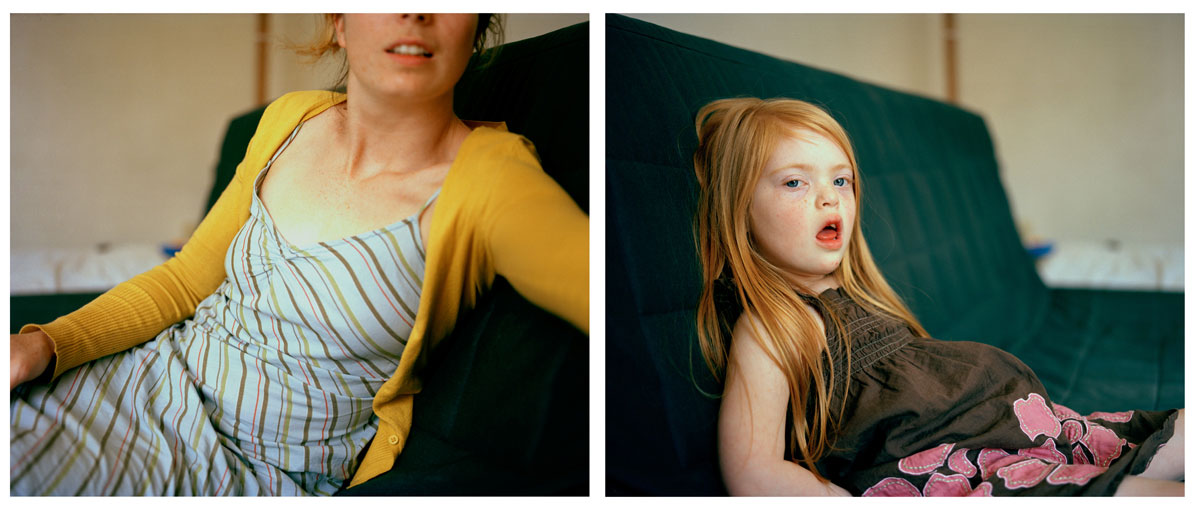 Egy Down-kóros kislány és az anyukája megható fotói egymásról
