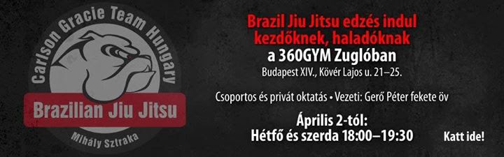 Brazil Jiu Jitsu edzés indul kezdőknek és haladóknak