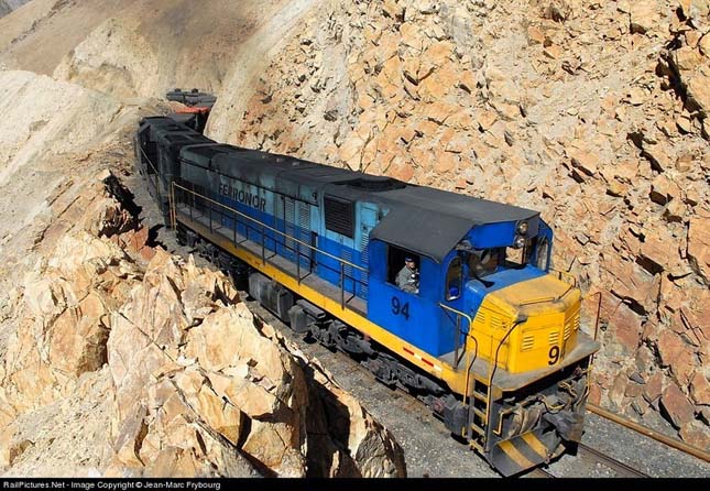 Egy elképesztő vasútvonal az Andokban