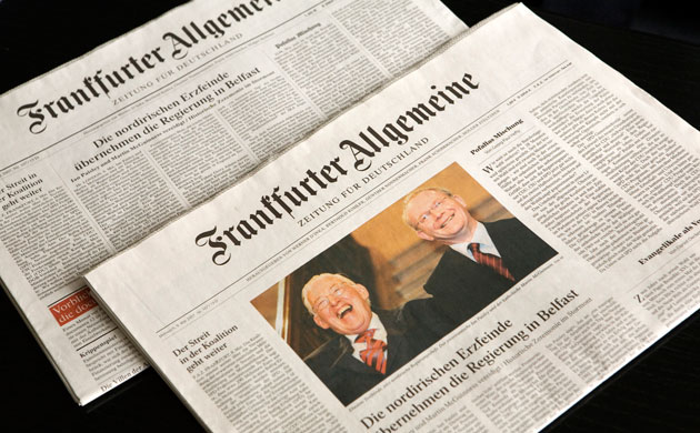 Választás 2014 - Frankfurter Allgemeine Zeitung, Süddeutsche Zeitung, Die Presse