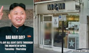 Kim Jong-un hair poster