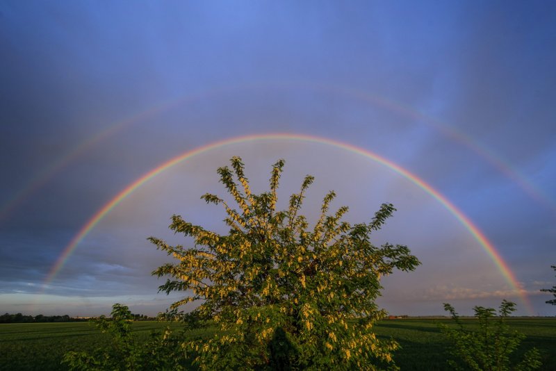 Szivárvány Debrecen felett